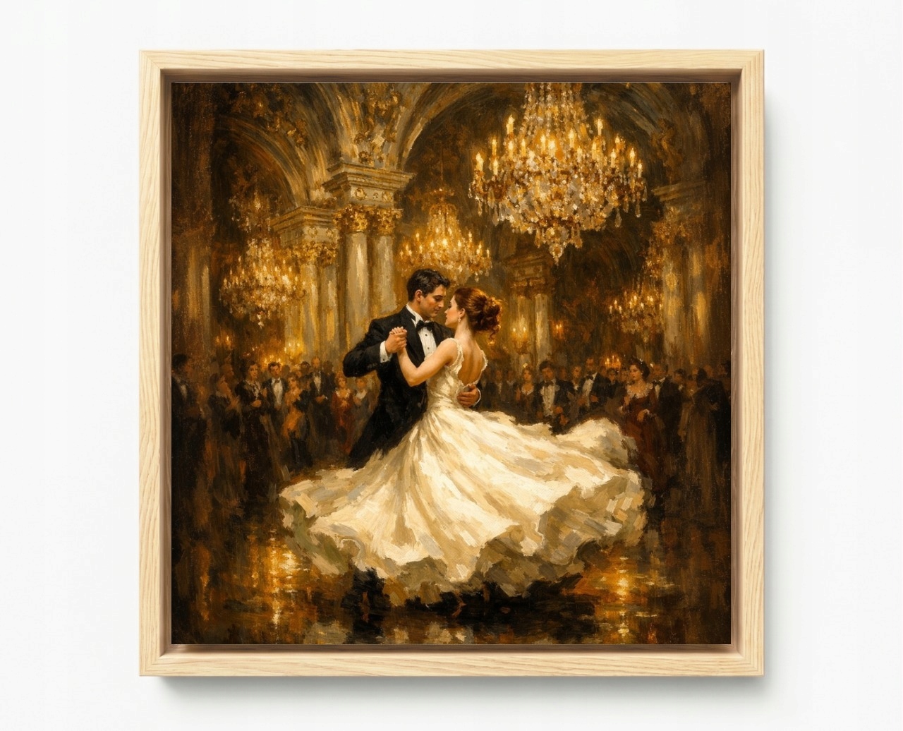 Obraz Rám Americký Box Hudba Tanec Pár Tanečníci Elegance 80x80