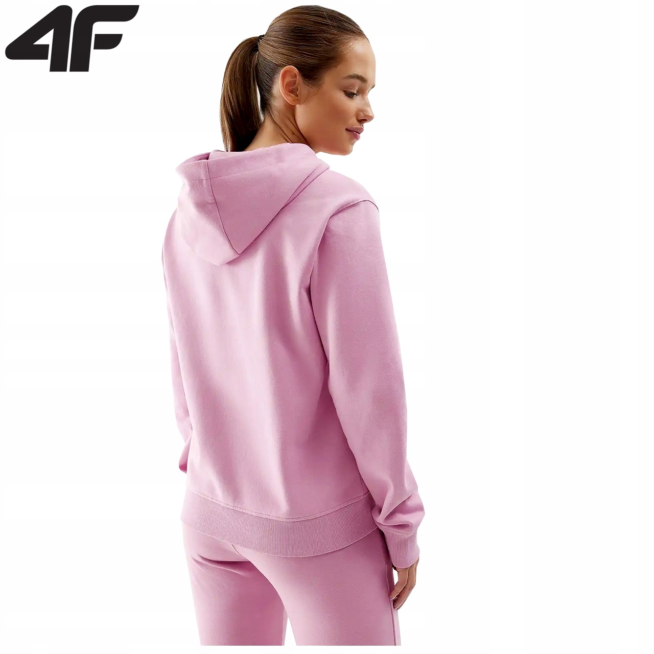 BLUZA DAMSKA 4F DRESOWA SPORTOWA F0956 Z KAPTUREM WYGODNA NA CO DZIEŃ S Rozmiar S