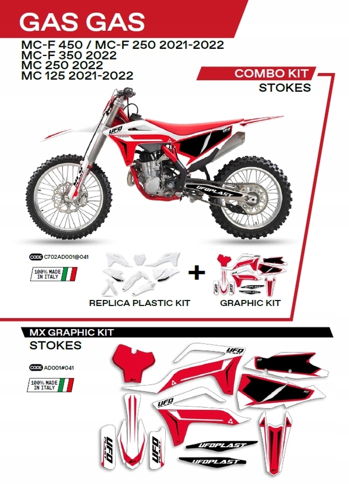 Ufo Komplet Plastov lepidlá Gas Gas Mc/mcf 21-22