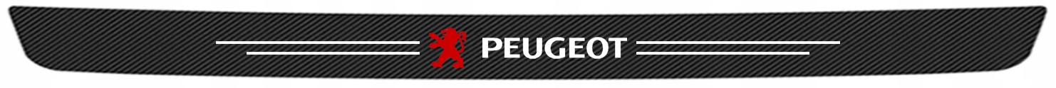

Osłona naklejka na zderzak, bagażnik Peugeot