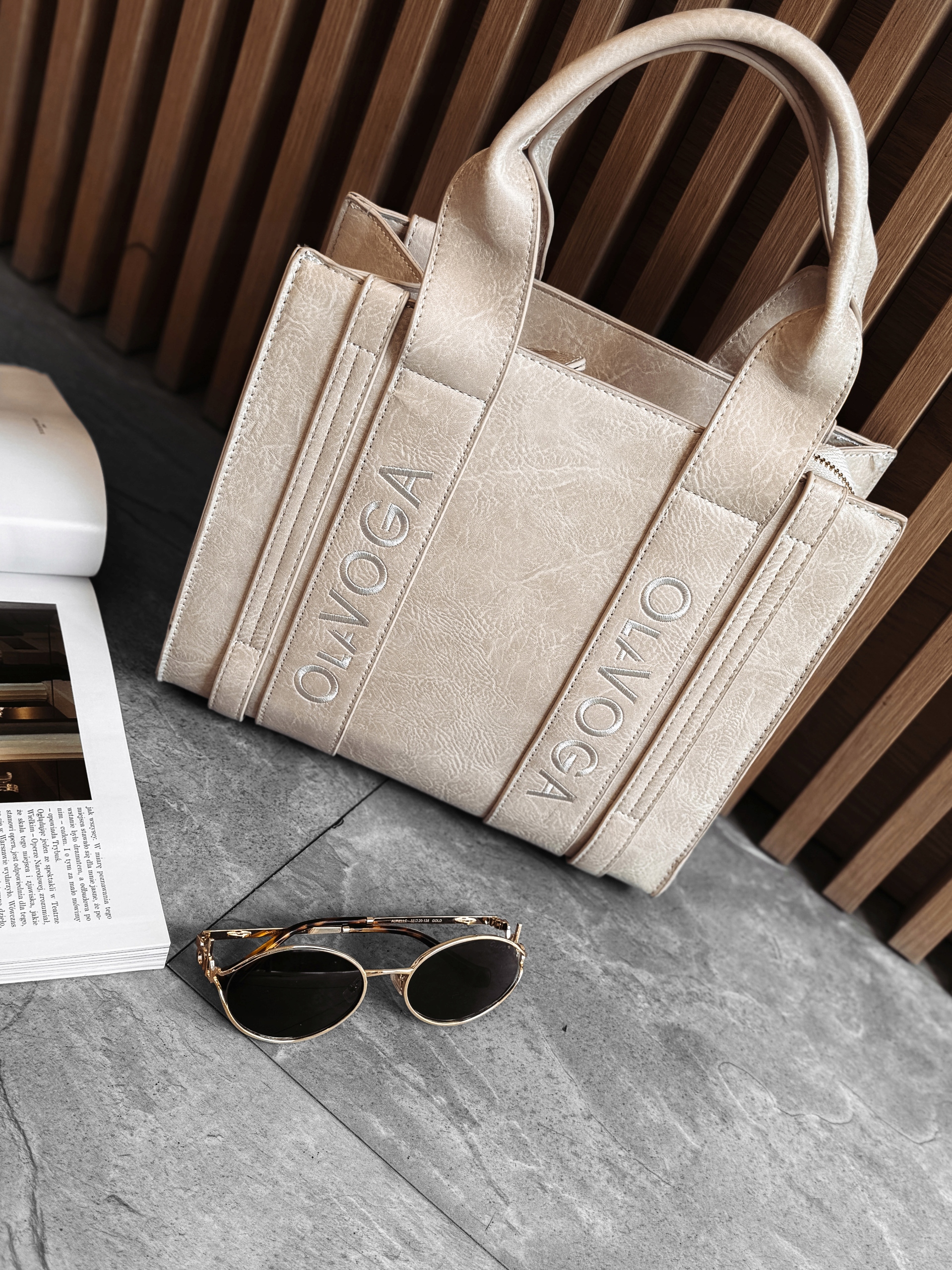 Dámská Kabelka Venellope Olavoga Béžová