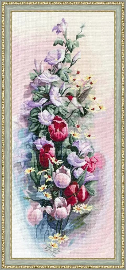 Křížková výšivka počítaná sada (kanva, mulina)