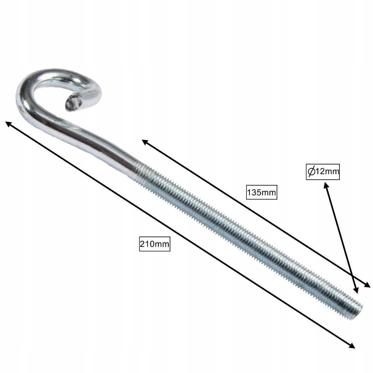 HAK DO HUŚTAWKI M12 MOCOWANIE BELKI DREWNA UCHWYT Stan opakowania oryginalne