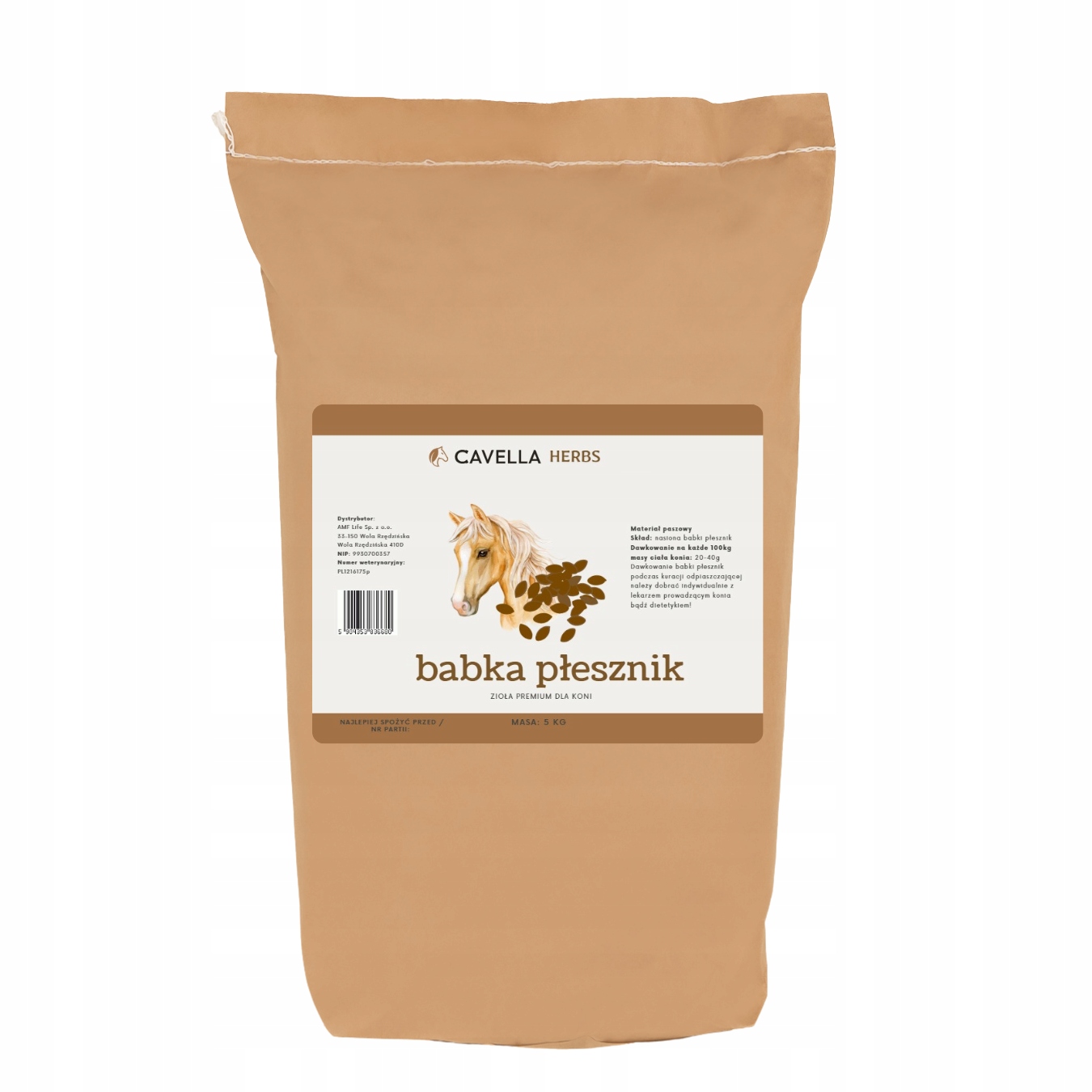 Cavella Psyllium 5 kg – semena pro koně