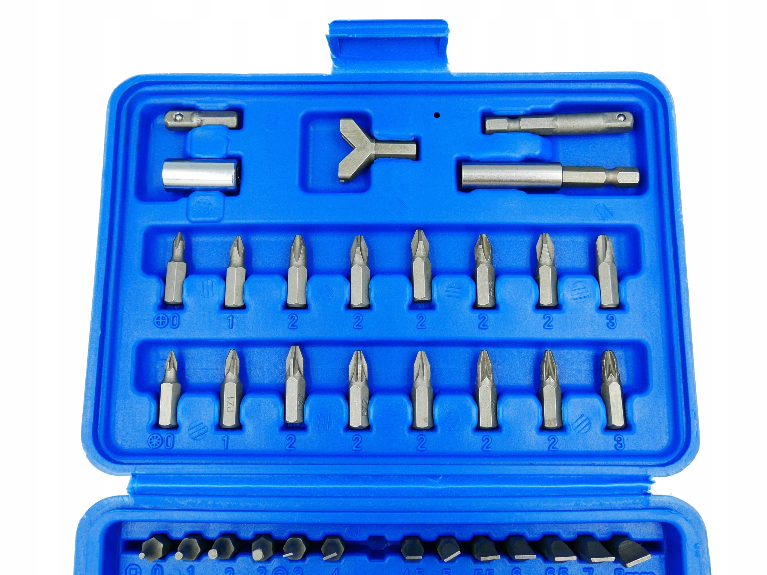 BITY KOŃCÓWKI TORX IMBUS DO WKRĘTARKI ZESTAW 100 Grubość nasady bitu 1/4