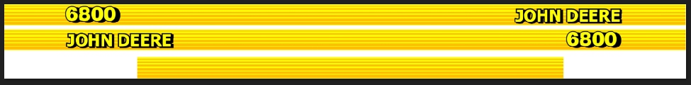 nálepka, logo na masku John Deere 6800