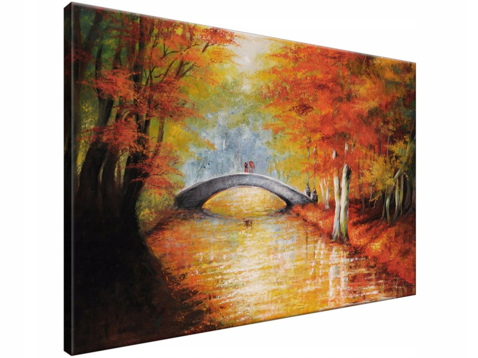 

Obraz drukowany Spacer w parku 90x60 Piękny