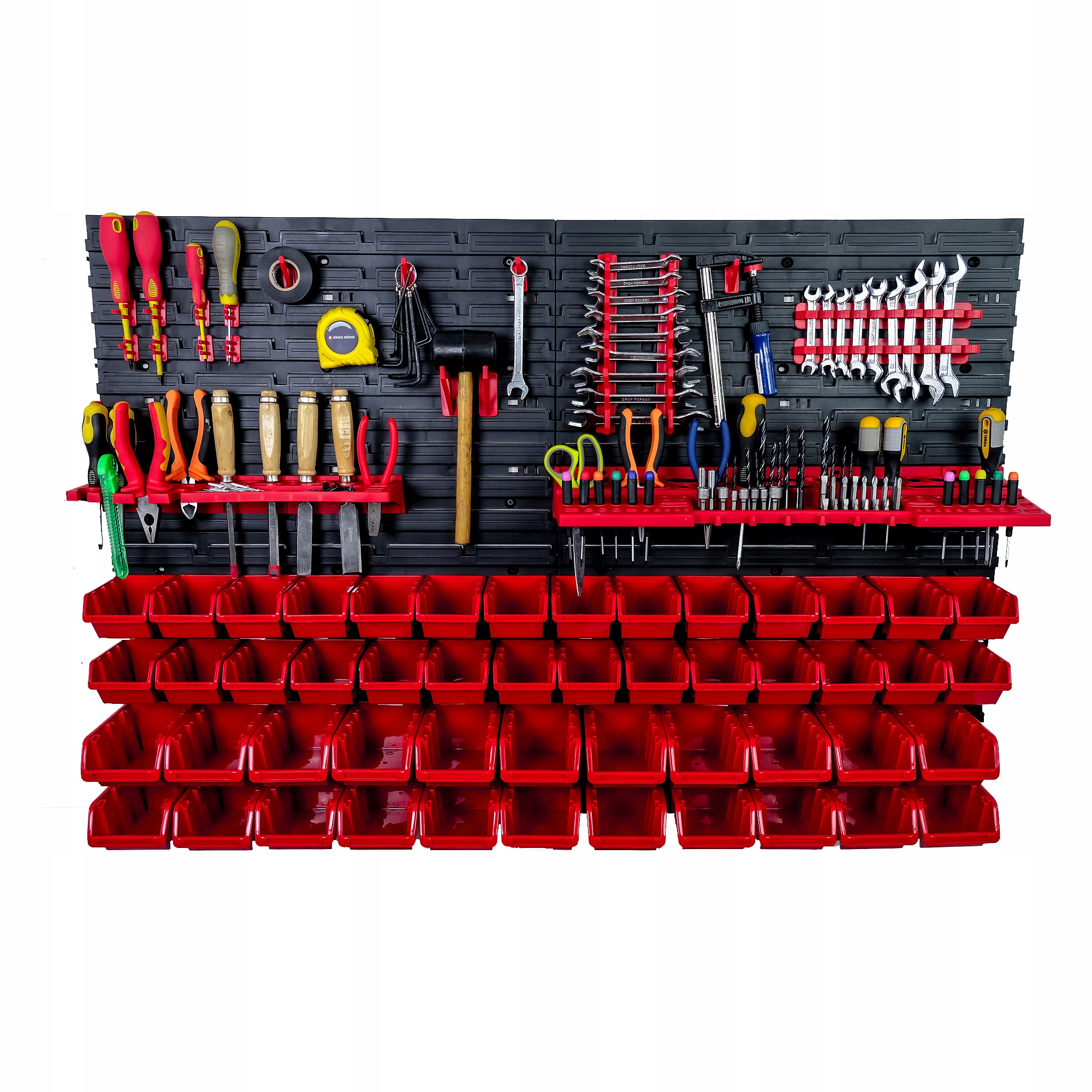 Tablica narzędziowa 115x78 cm | 50 Kuwet | ścianka Marka SimpleThing