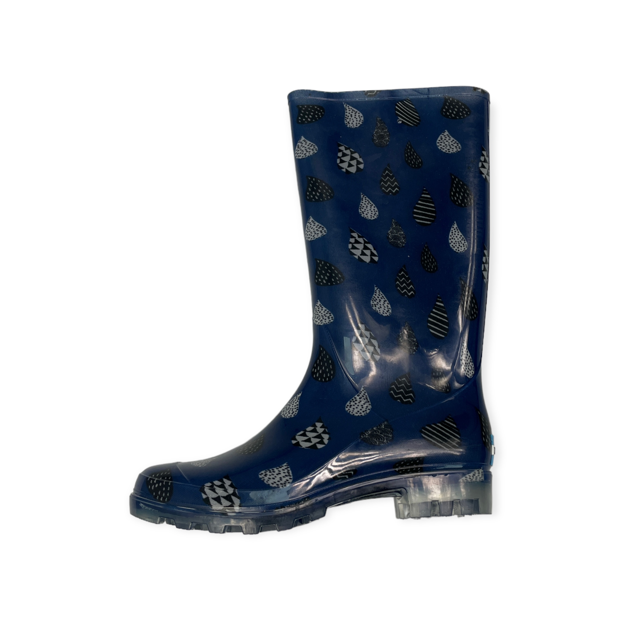 Tmavě modré elegantní holínky holínky Toms 37