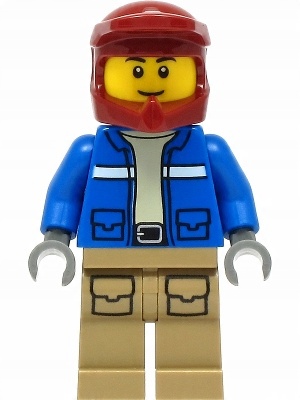 

Minifigurka cty1295 Lego City Ratownik Przyrody