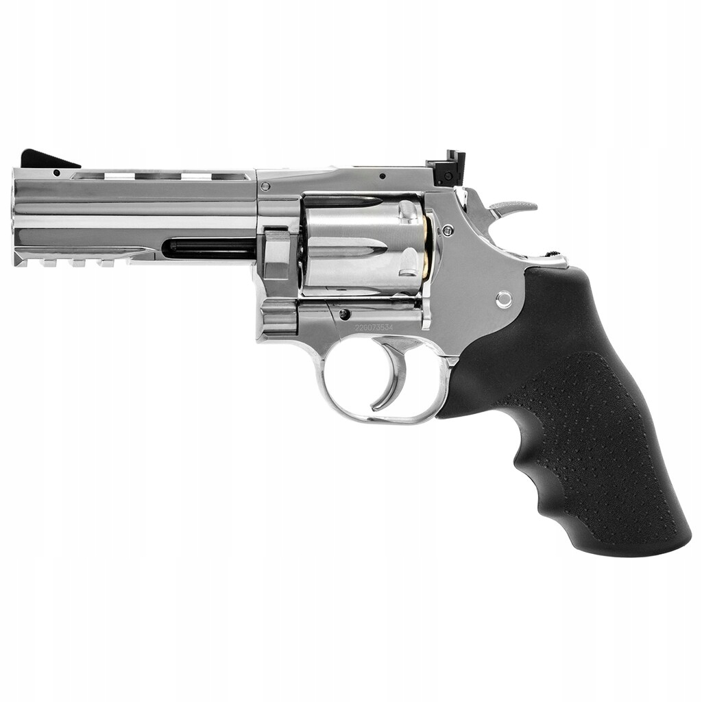 Wiatrówka rewolwer Dan Wesson 715 4" Diabolo 4,5 mm silver