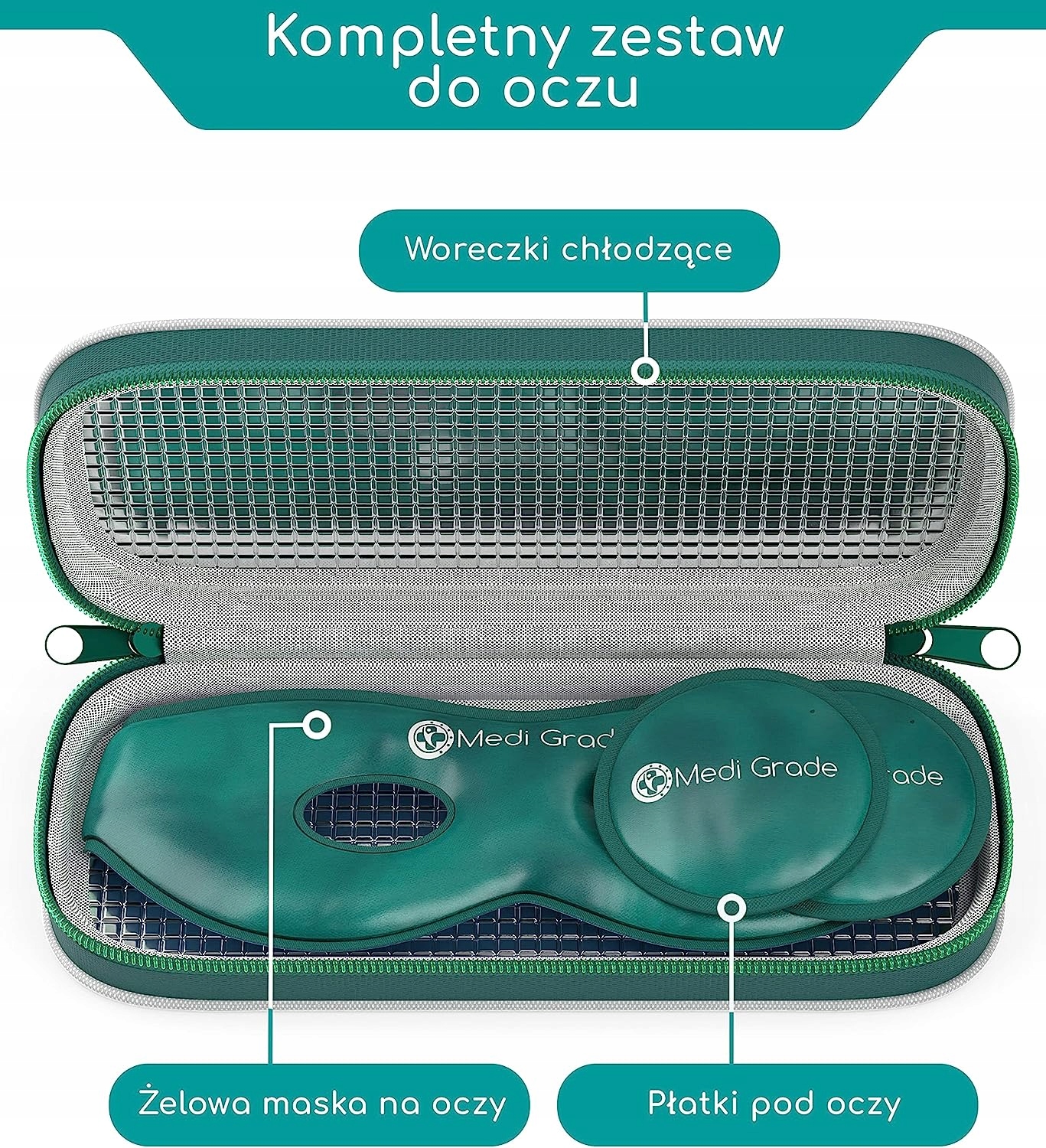 Opaska żelowa maska na oczy kompres żelowy na oczy Chłodzący Mrożenie Postać żel