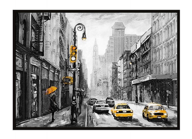

Obraz Plakat W Ramie 53x73 cm Miasto P1628