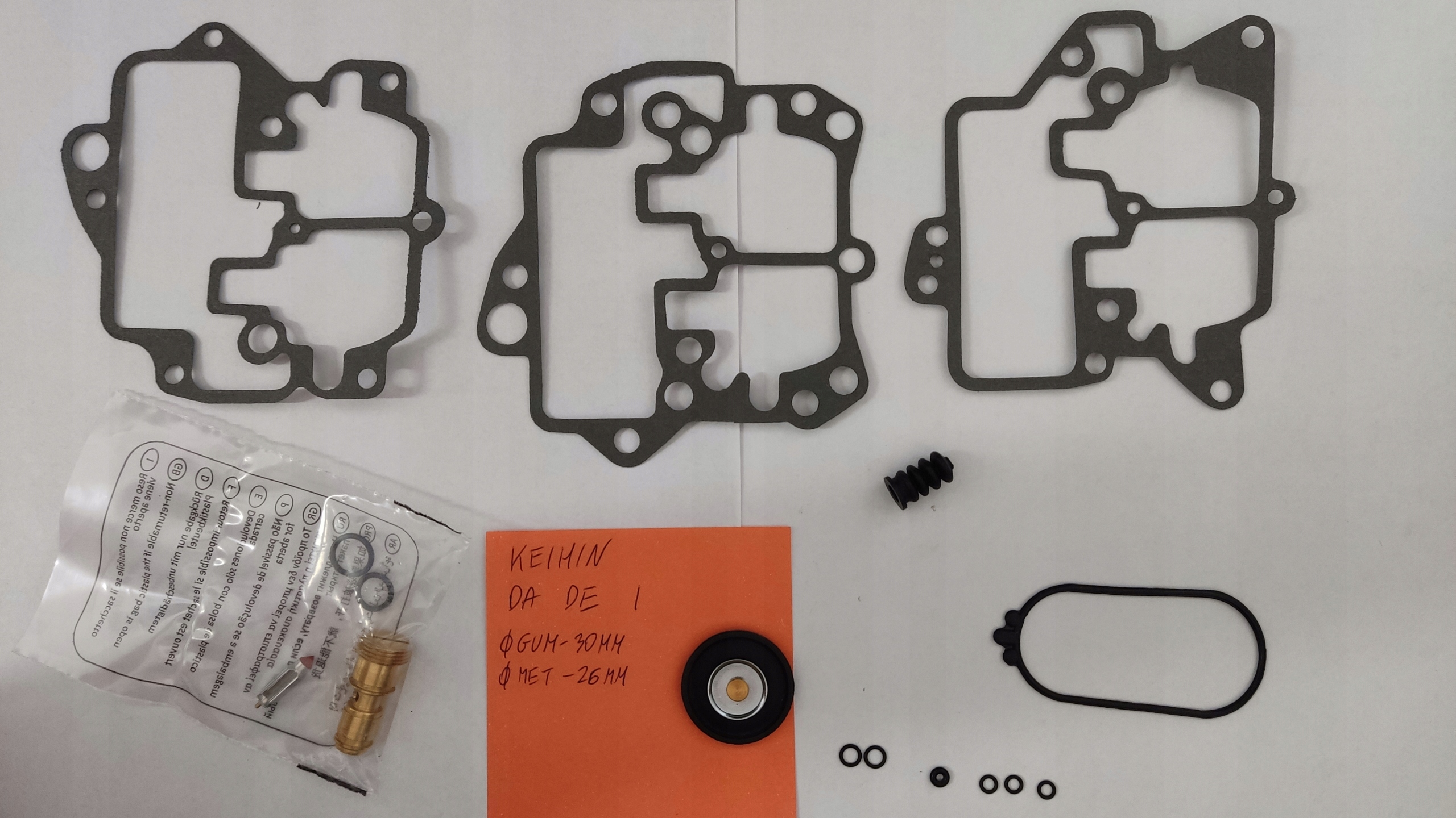 Комплект для ремонту карбюратора KEIHIN AUDI 80 100 HONDA