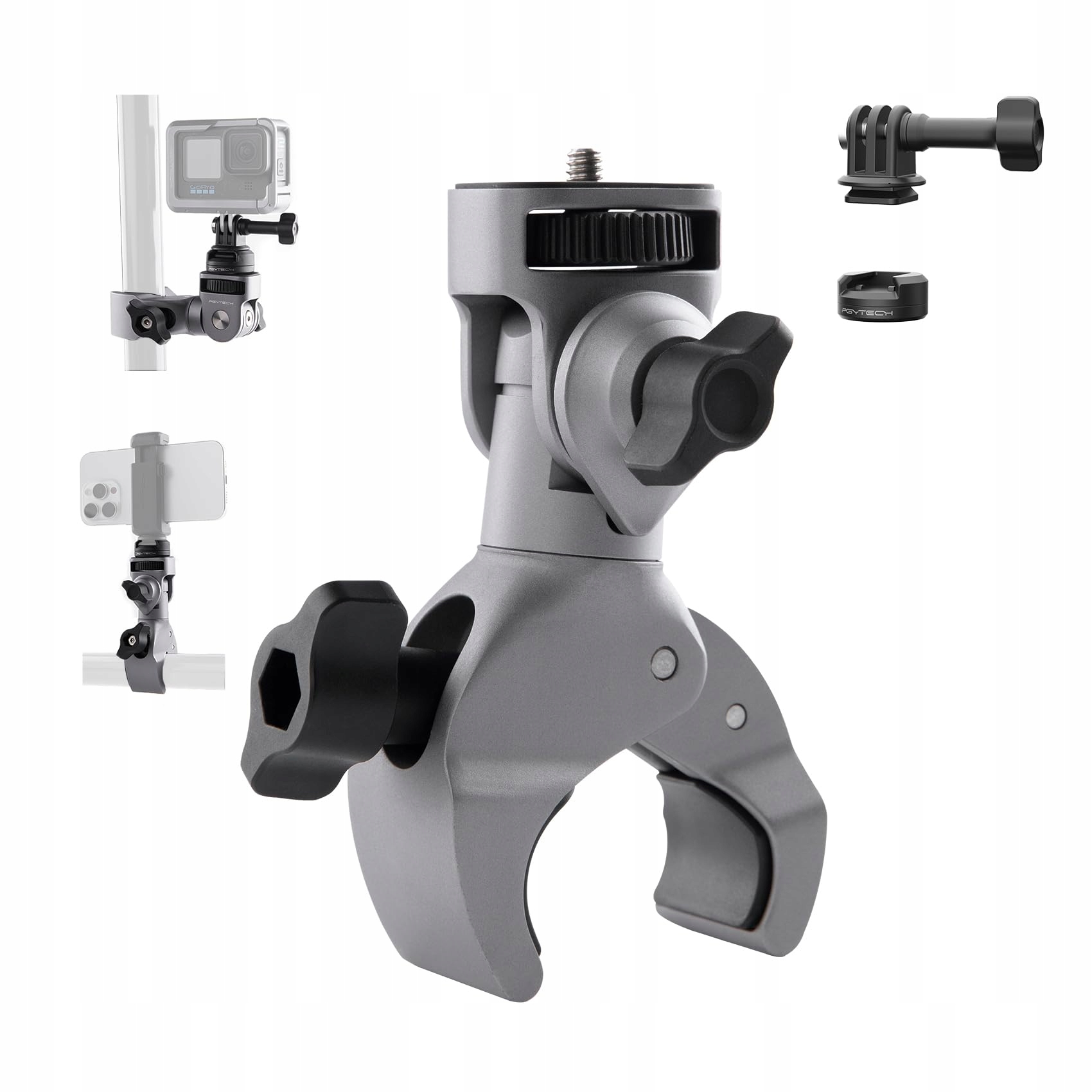 PGYTECH Uchwyt Aluminiowy Do Insta360 GoPro Osmo Akcesoria Kamery