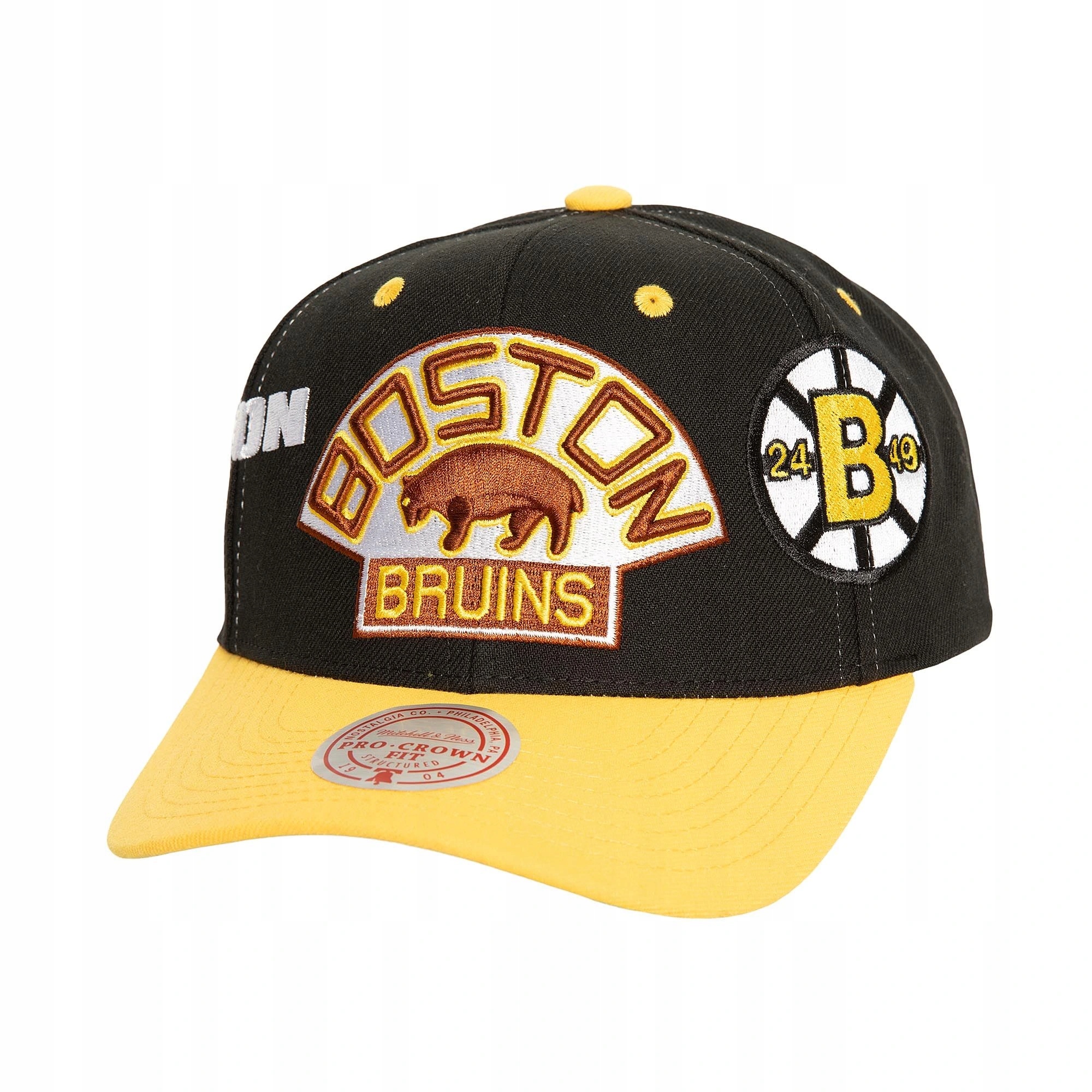 Pánská kšiltovka Boston Bruins Nhl Overbite Pro Snapback Vntg
