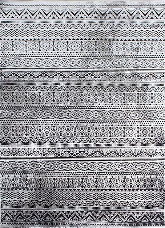 Koberec 140x190 Vintage Stříbrný Do Obývacího Pokoje Šedý