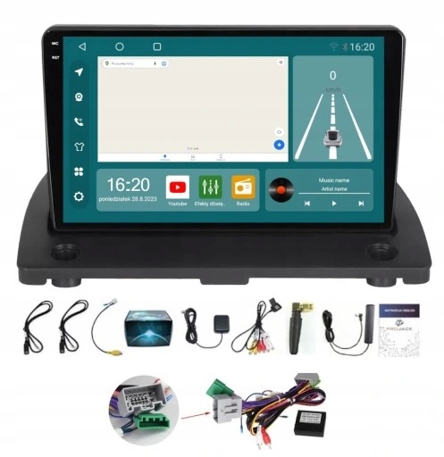 Rádio Navigace Android Carplay Volvo XC90 2003-2013 8/256GB Sim