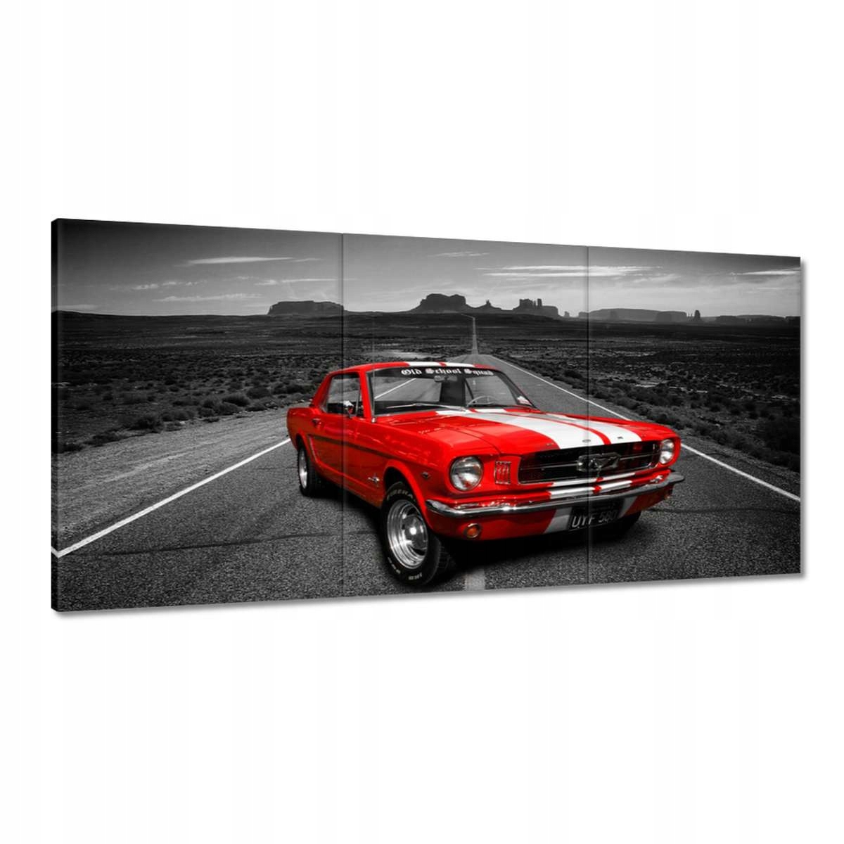 Obrazy 180x90 Červený Ford Mustang