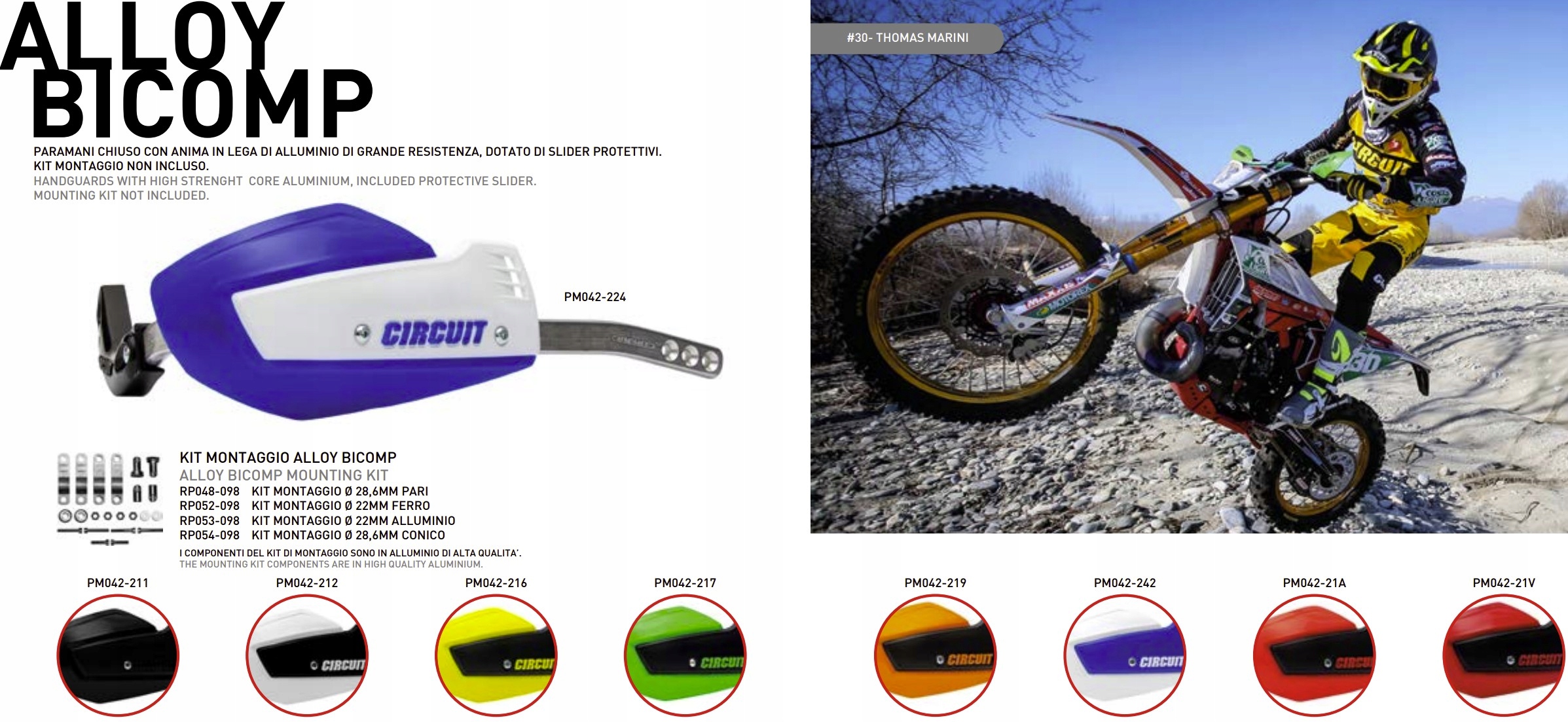 OSŁONY DŁONI HANDBARY CIRCUIT ALLOY ENDURO ALU EAN (GTIN) 7895809012803