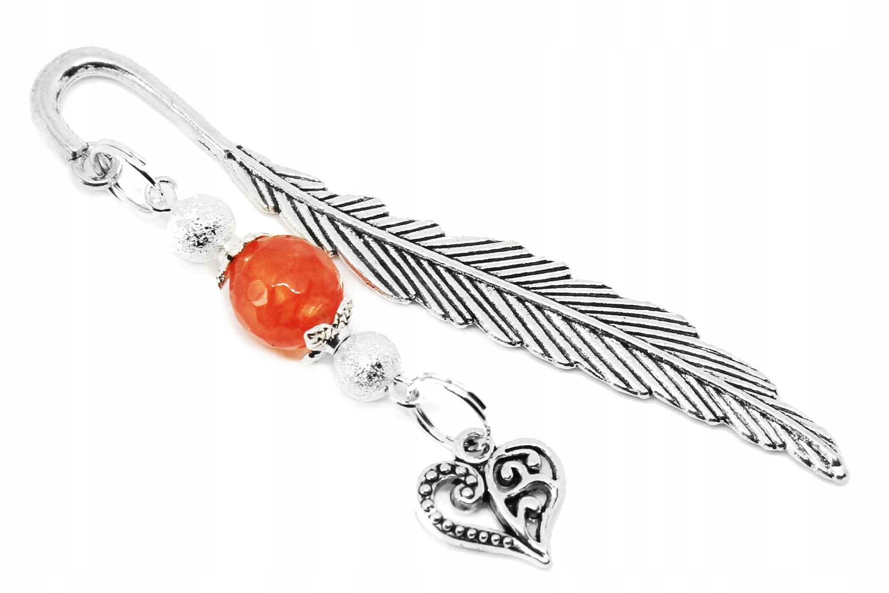 ZAKŁADKA DO KSIĄŻKI - SERCE + woreczek