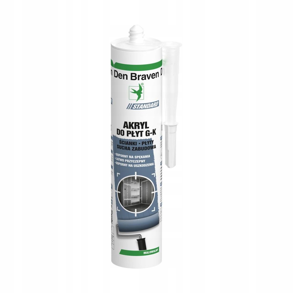 

Den Braven Akryl do Płyt G-k Biały 280 ml