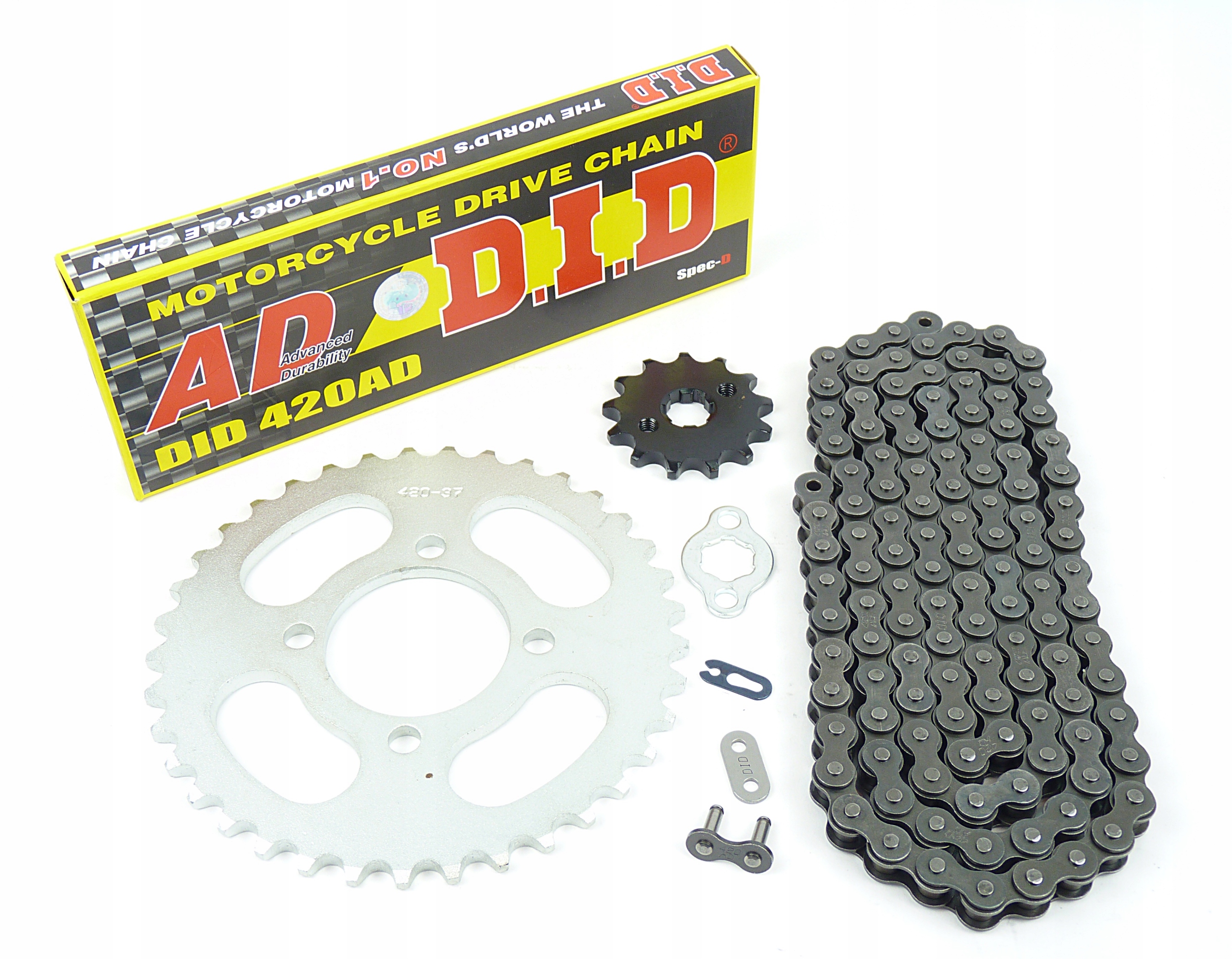 NAPĘD ŁAŃCUCH ZĘBATKA Kros Cross 110 125 LoncinDID