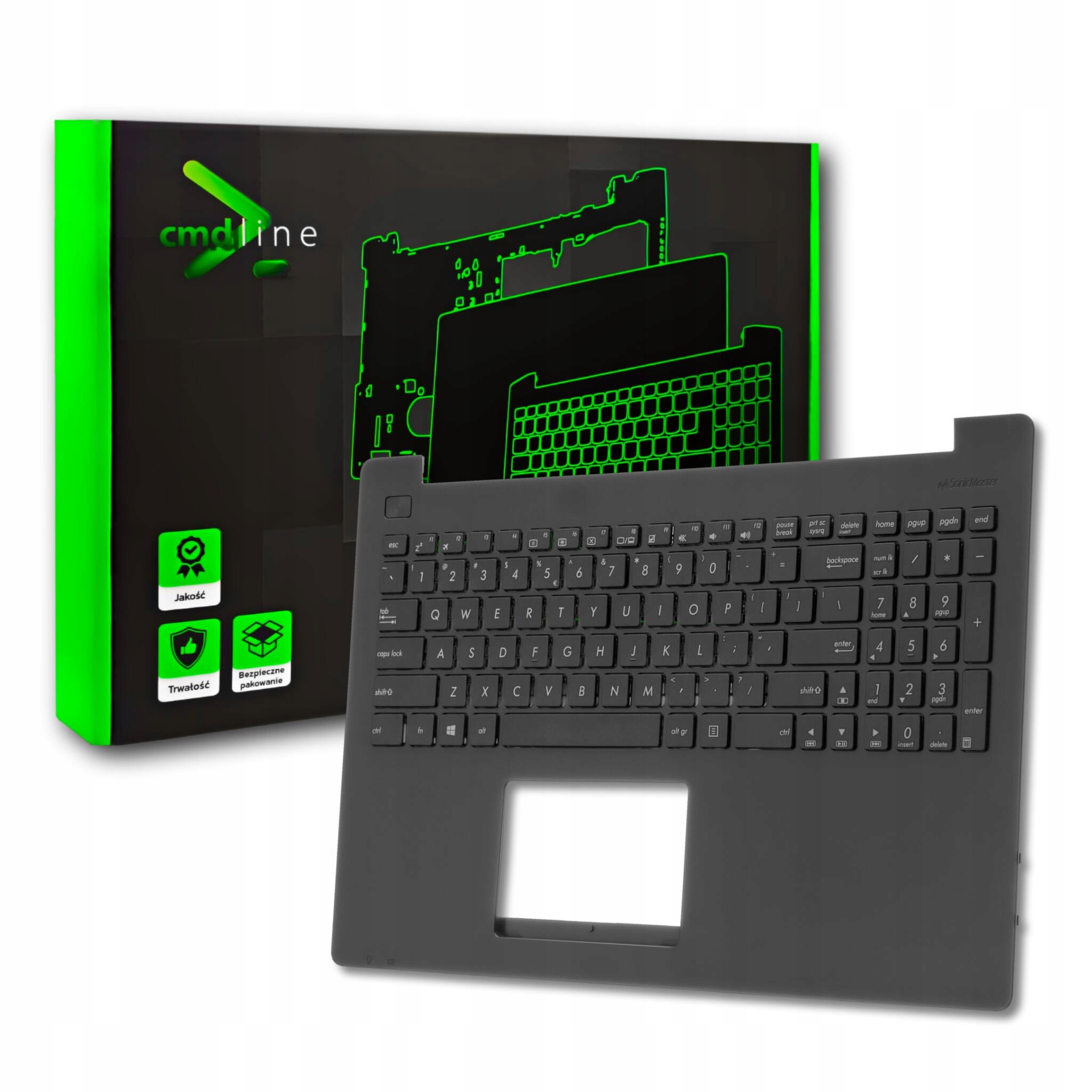 Palmrest Klawiatura Do Asus X553M X553MA Blk