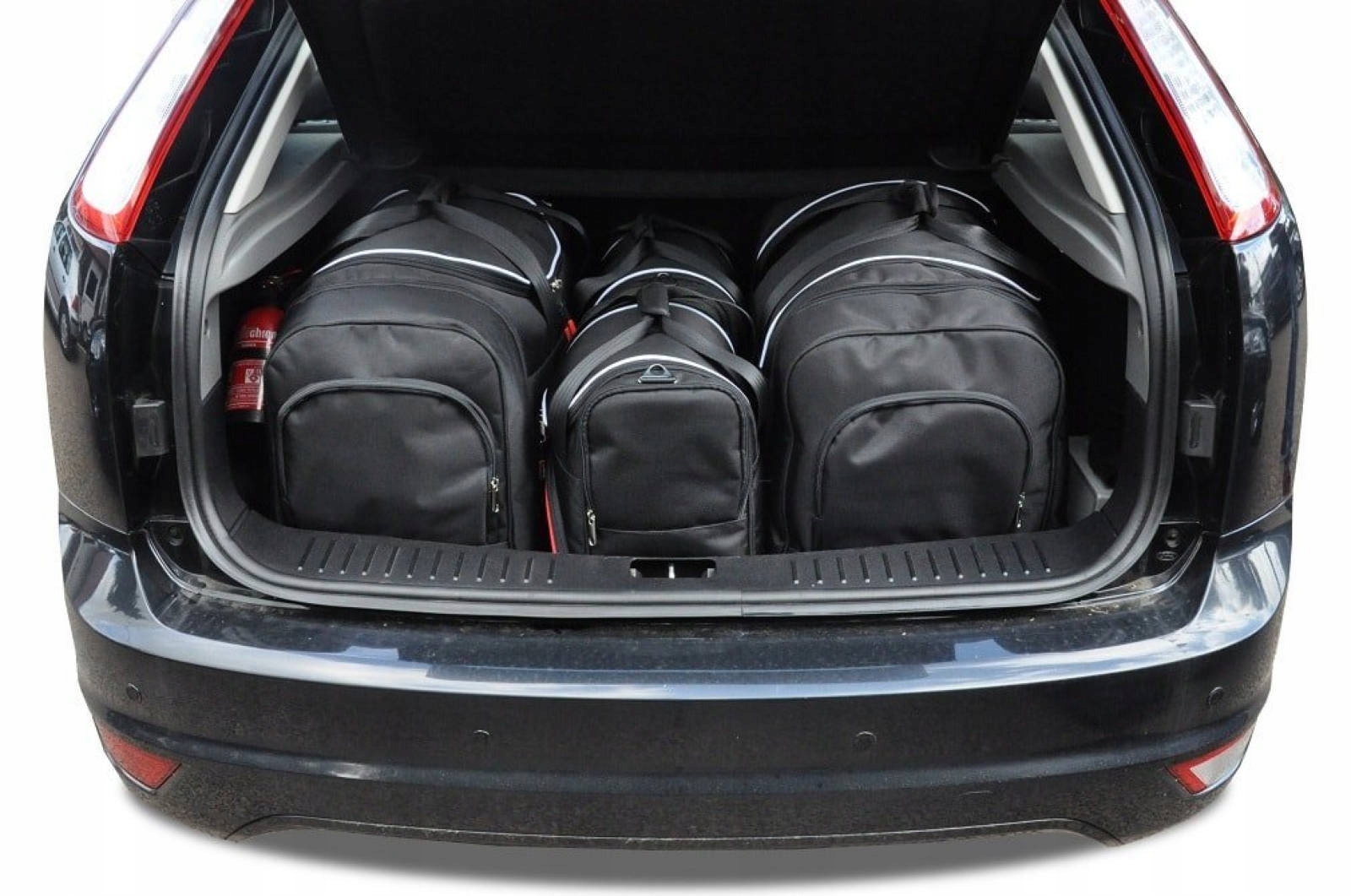 J&j Automotive Sada 4ks cestovných tašiek Aero pre Ford Focus Hatchback 20