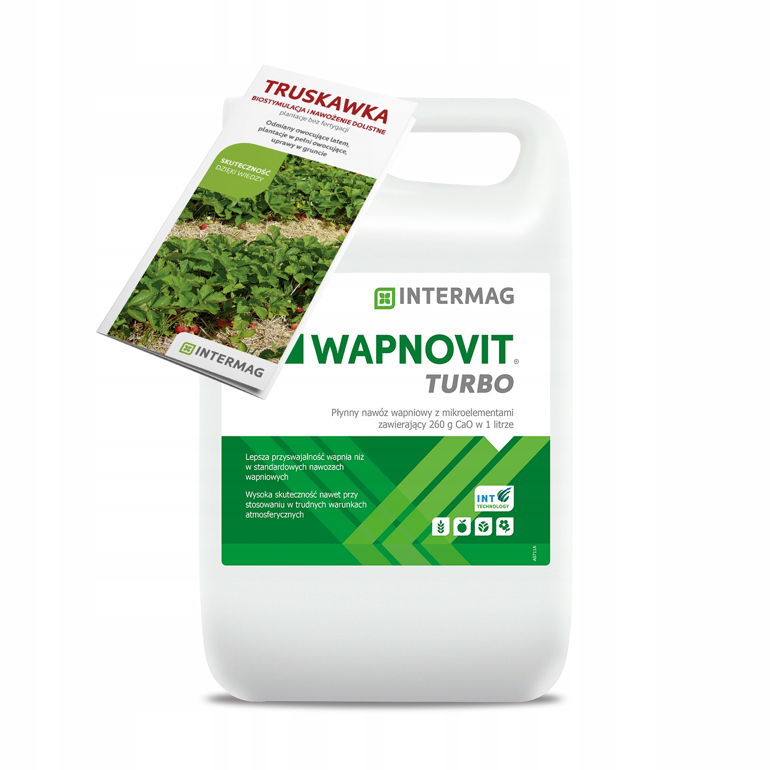 Intermag Wapnovit Turbo 5L Wapniowy wapnowit wydajny nawóz w płynie 5000ml