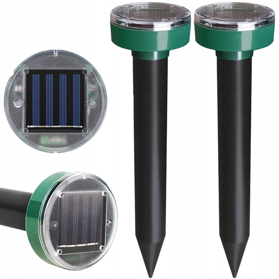 

Silny Solarny Odstraszacz Kretów Na Krety x 2szt