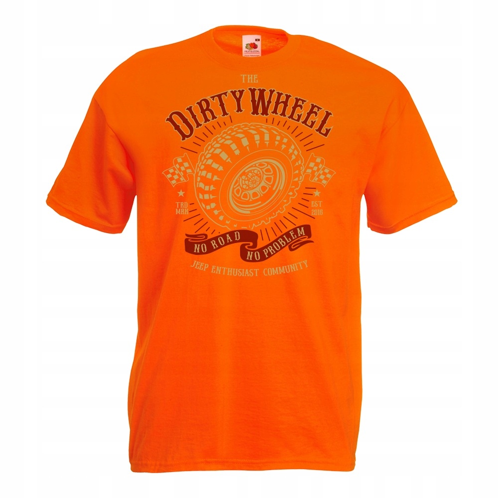 

Koszulka Dirty wheel opona monster truck auto XL