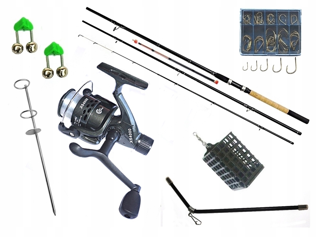 Zestaw 20 Feeder 360cm. Kołowrotek Xs 4000 Akcesoria.