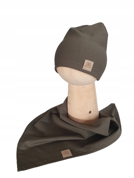 

Zestaw Damski Czapka Chusta Khaki 54-58cm