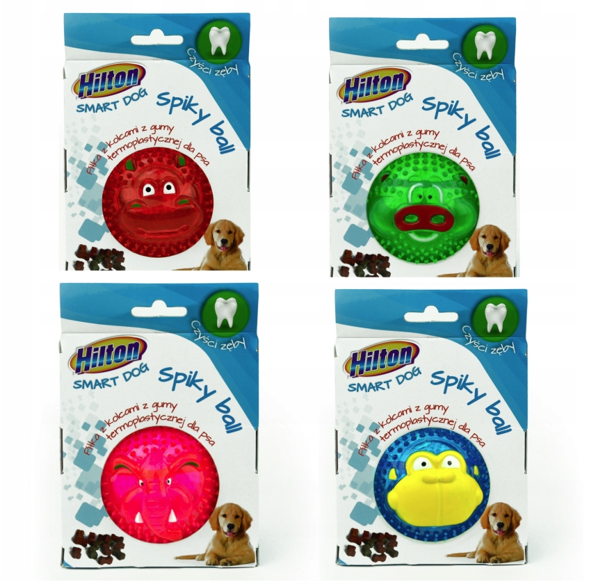 

Hilton Smart Dog Spiky Ball 8CM Piłka Dla Psa