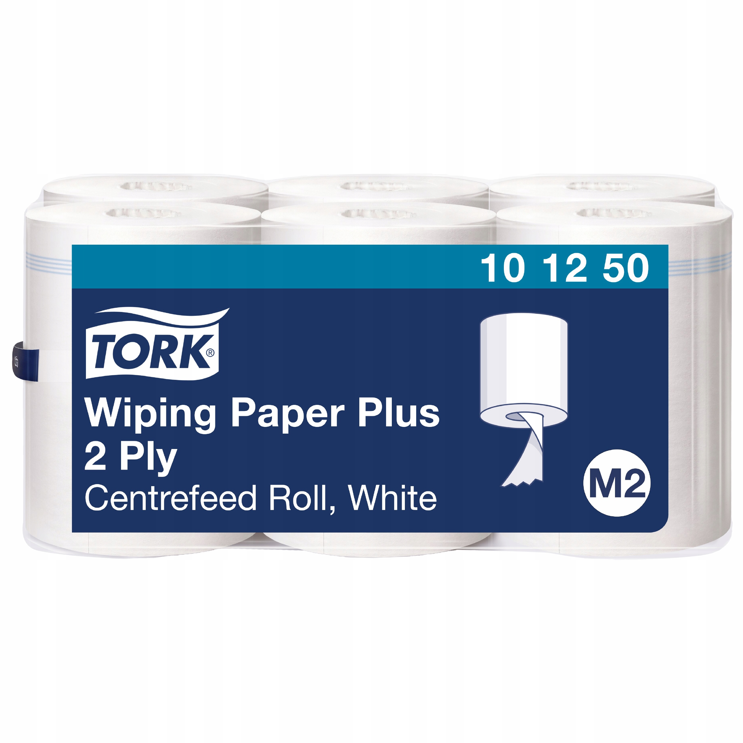 Levně Kuchyňské papírové ručníky čistící 2 vrstvé bílé Tork 101250