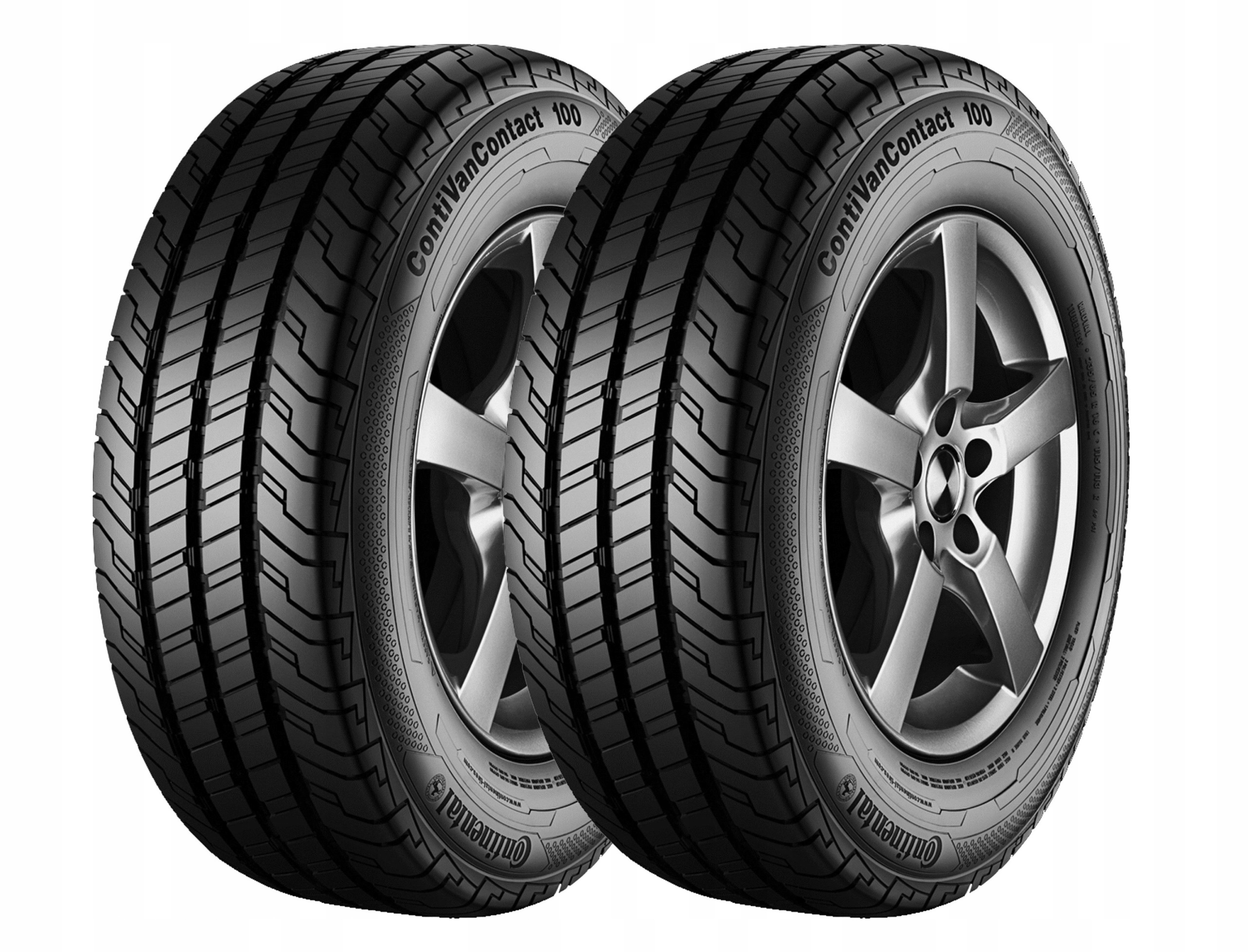 

2x 195/75/16C R Continental Contivancontact 100
