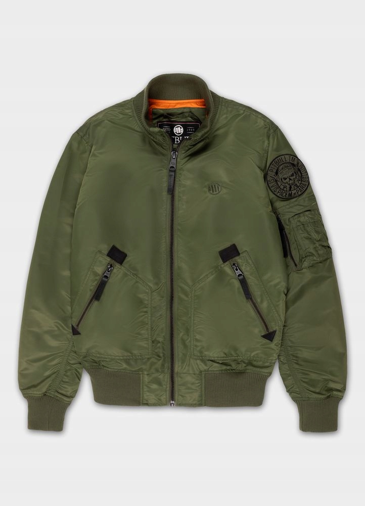 Pánská přechodová bunda Pitbull Centurion II bomber s vysokým límcem