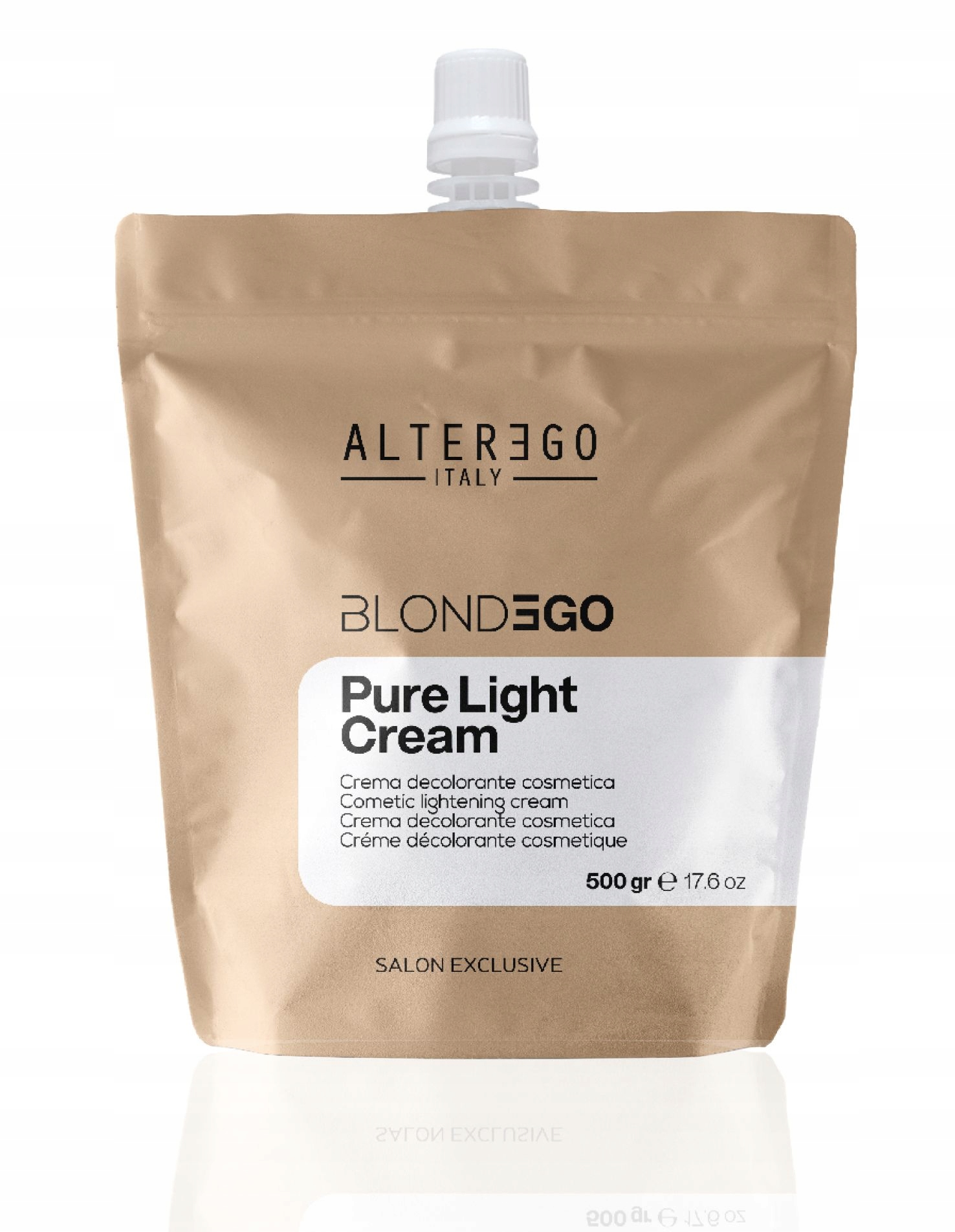 Rozjasňovač AlterEgo BlondEgo Pure Light Cream 500 g, zesvětluje až o 7 tónů