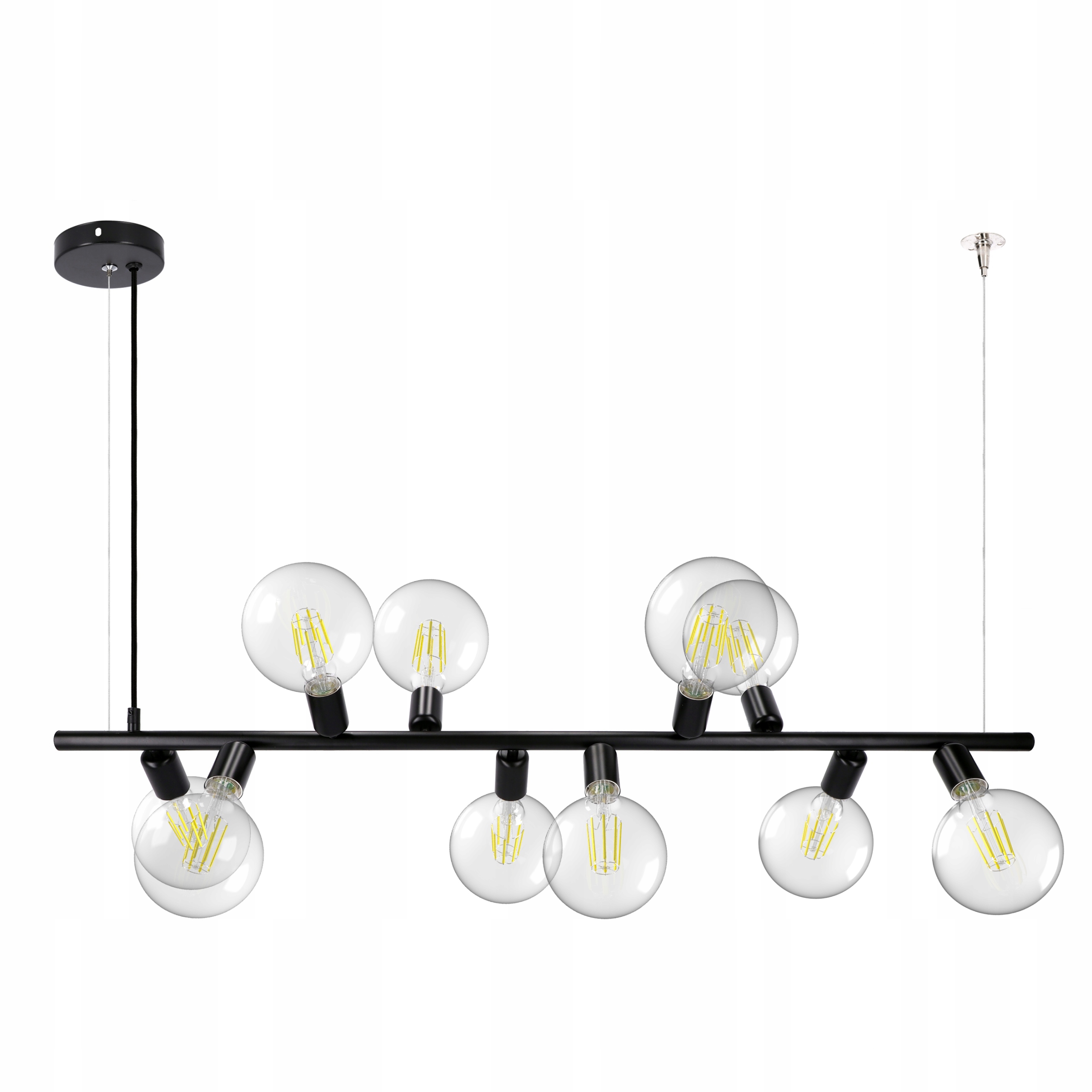 Závěsné stropní svítidlo Loft Retro 10xE27