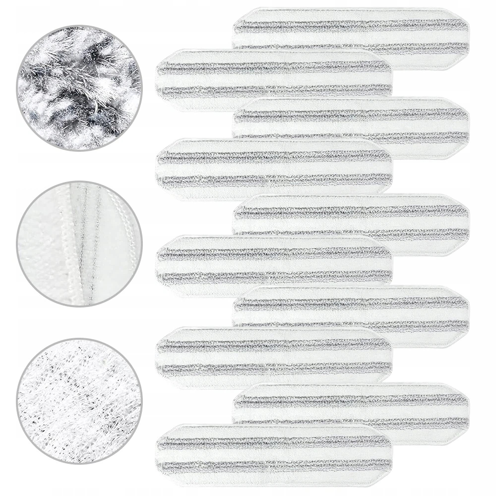 Utěrky Na Mop 10 Kusů Trvanlivá Savá Sada Úklidové Mikrovlákno