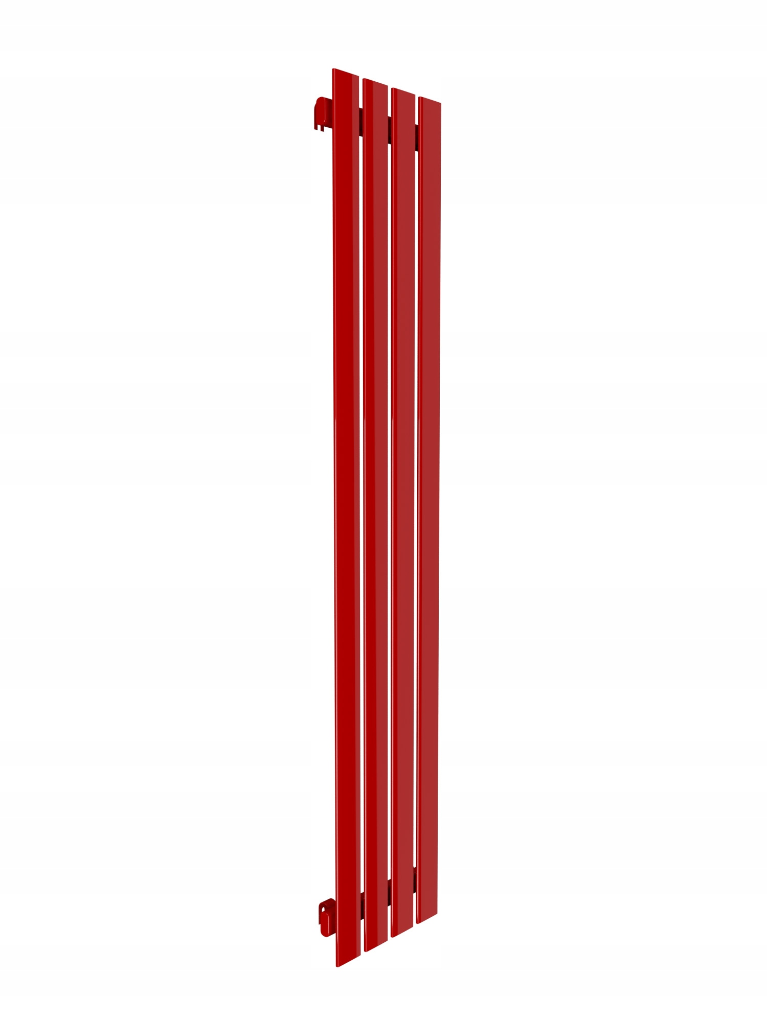 Dekoratívny panelový radiátor 140x30 červený