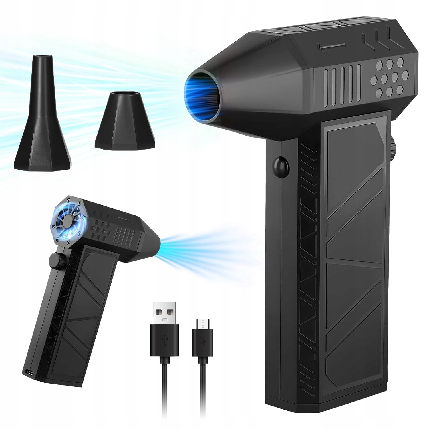 Silný Elektrické Dmychadlo Stlačený vzduch Akumulátorový 100 W