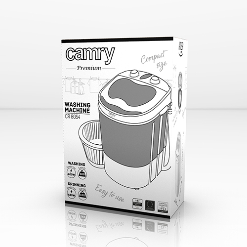 PRZENOŚNA MINI PRALKA TURYSTYCZNA WIRÓWKA WSAD 3kg Maksymalny wsad - wirowanie 1 kg