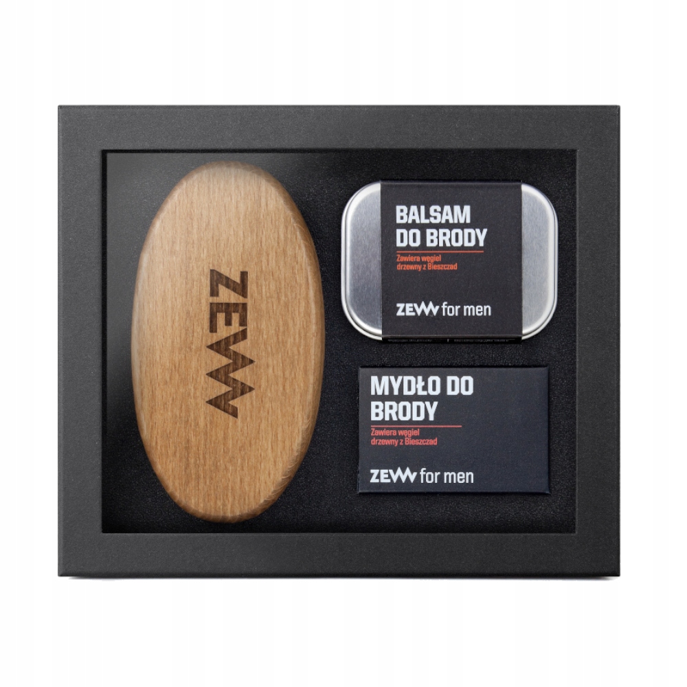 ZEW ZESTAW DO BRODY KARTACZ BALSAM MYDŁO PREZENT