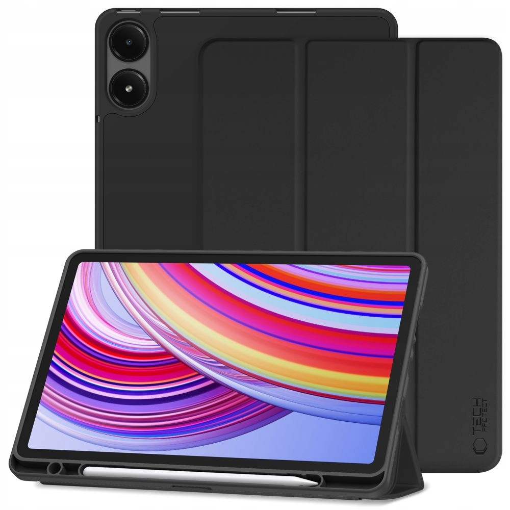 Etui Do Xiaomi Redmi Pad Pro 12.1 Tech-protect Sc Pen Czarne Futerał Case