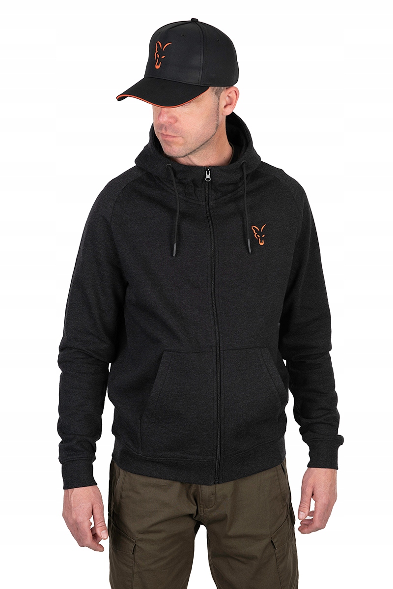 Bluza Fox Collection Lw Hoody Black/Orange Rozmiar "XXXL"