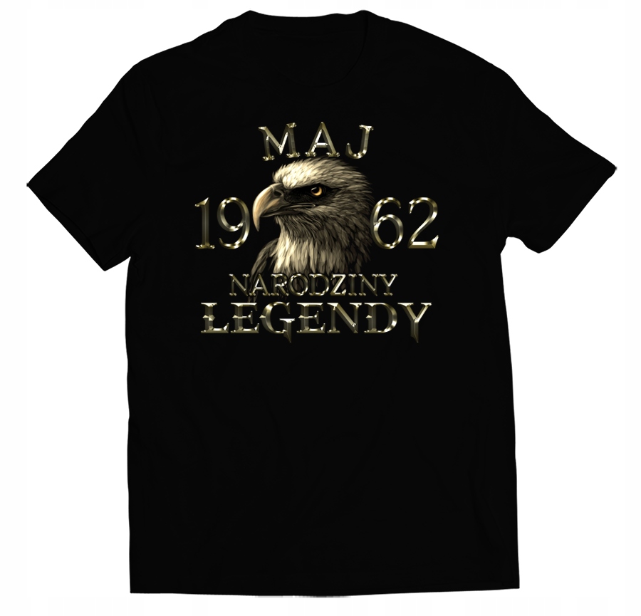

Koszulka Na 60 Urodziny Maj Orzeł Legenda XL