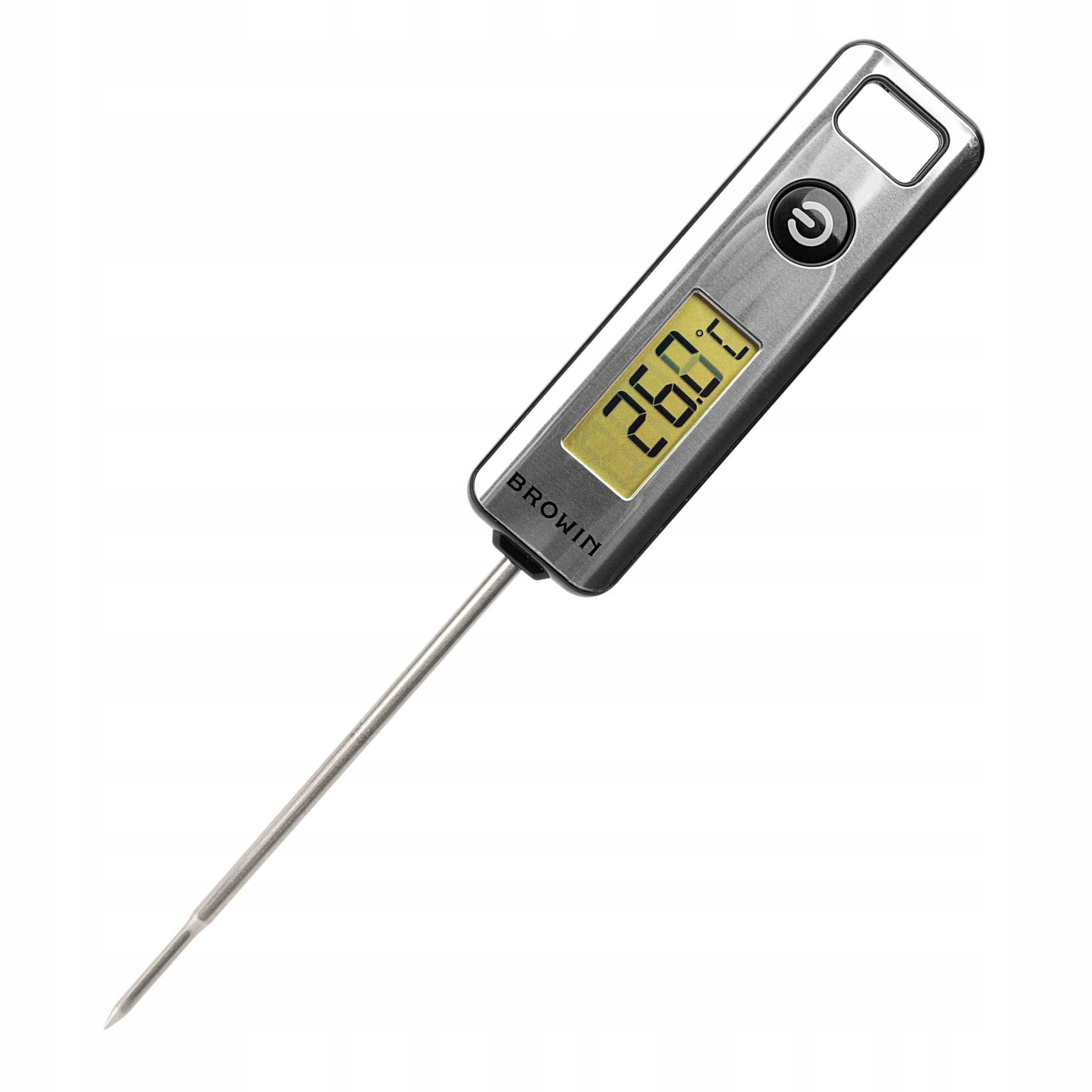 TERMOMETR ELEKTRONICZNY SONDA do MIĘSA RYB od -50°C do +200°C BROWIN Marka Browin