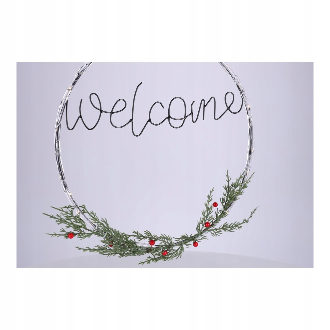 Wianek LED "WELCOME" Rodzaj iluminacji napis świąteczny